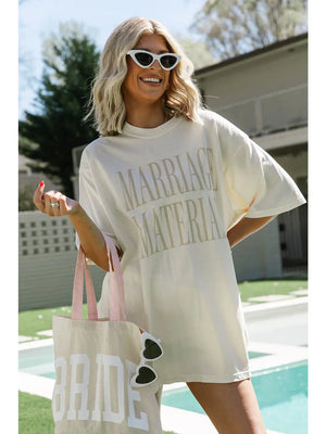 Marriage Material Tee - The Ivory Palm