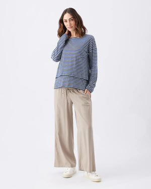 Wide Leg Tencel Pant - Village Maternity