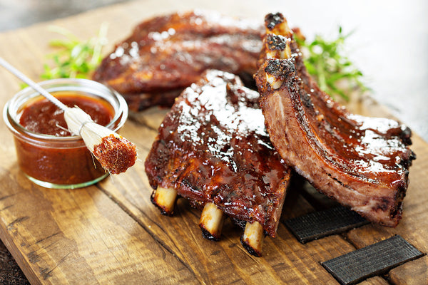 Apple-Bacon Barbecued Ribs – Super Bowl Grilling Series