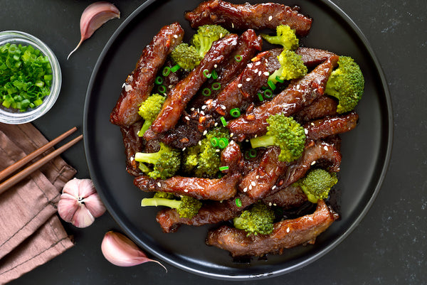 Grilled Beef with Broccoli