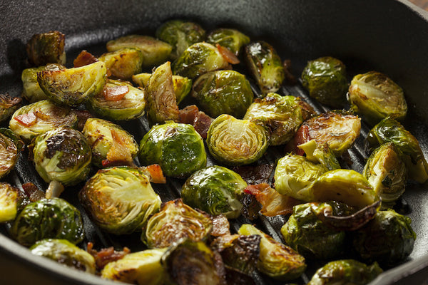 Grilled Brussels Sprouts with Bacon – Autumn Grilling Series