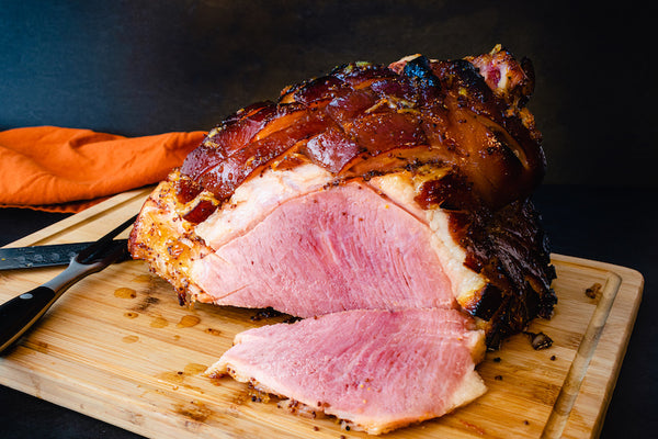 Grilled Easter Ham with Cola Glaze