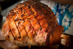 Grilled Holiday Honey Ham