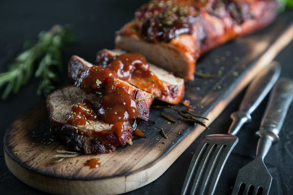 Grilled Pork Tenderloin with Peach-Mustard Sauce – Autumn Grilling Series