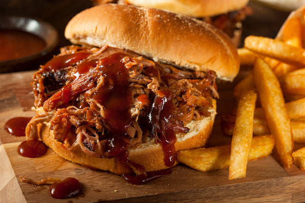 Pulled Pork Sandwiches with Mustard Slaw and Barbecue Sauce – Super Bowl Grilling Series