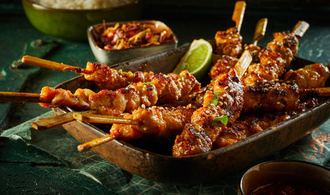 Sambal Chicken Skewers