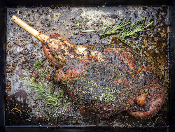 Slow-Grilled Leg of Lamb with Mint Yogurt and Salsa Verde – Autumn Grilling Series