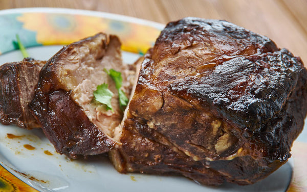 Sticky-Sweet Grilled Pork Shoulder - Super Bowl Grilling Series