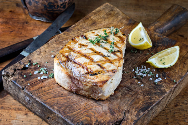 Swordfish Steaks with Olive Gremolata – Autumn Grill Series