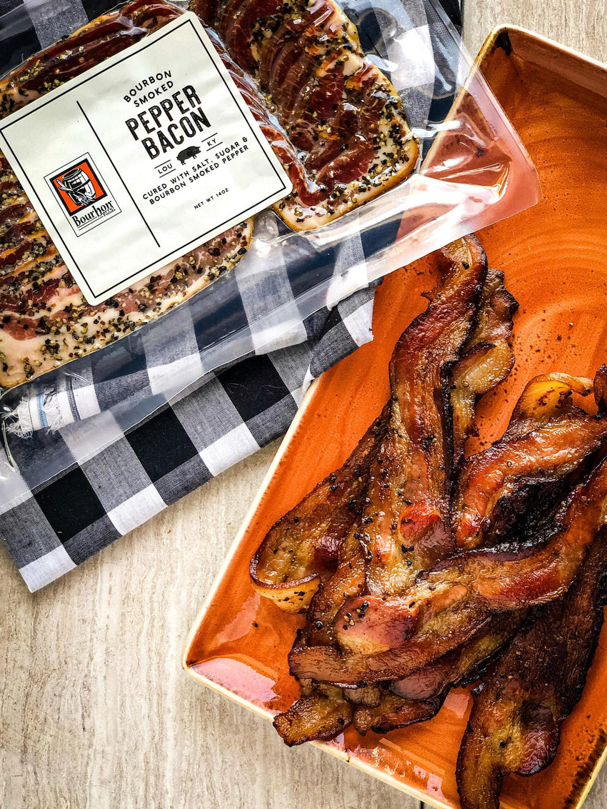 Bourbon Smoked Pepper Bacon – The Seasoned Gourmet