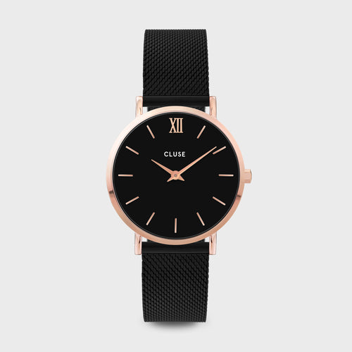 Minuit Mesh Black, Rose Gold Colour CW0101203024