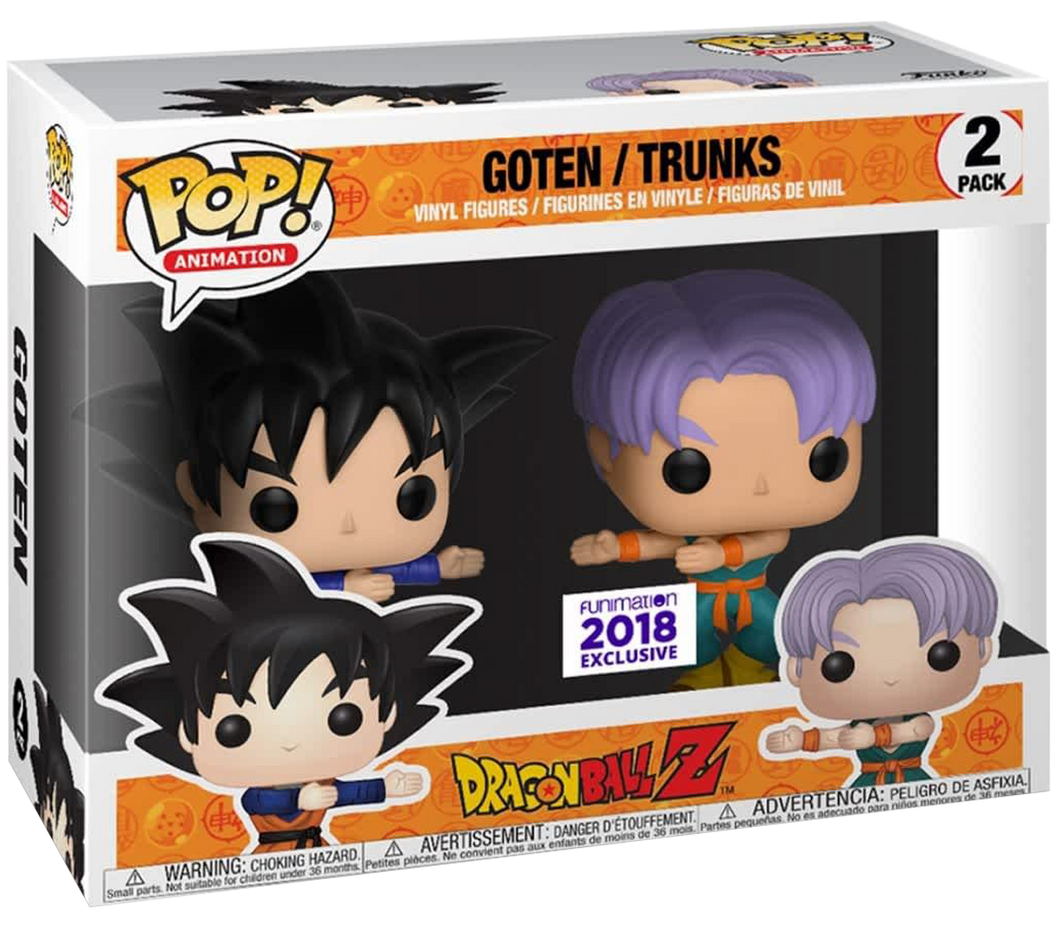 POP! Animation: Ball Z, / Trunks (2-Pack) Exclusive – POPnBeards