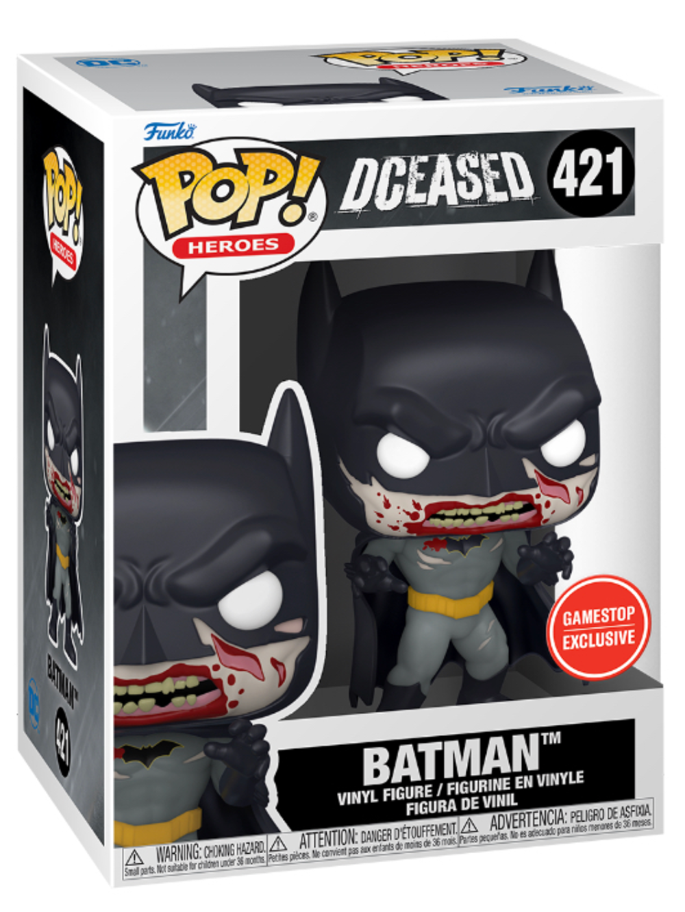 POP! Heroes: 421 DCeased, Batman (Bloody) Exclusive – POPnBeards