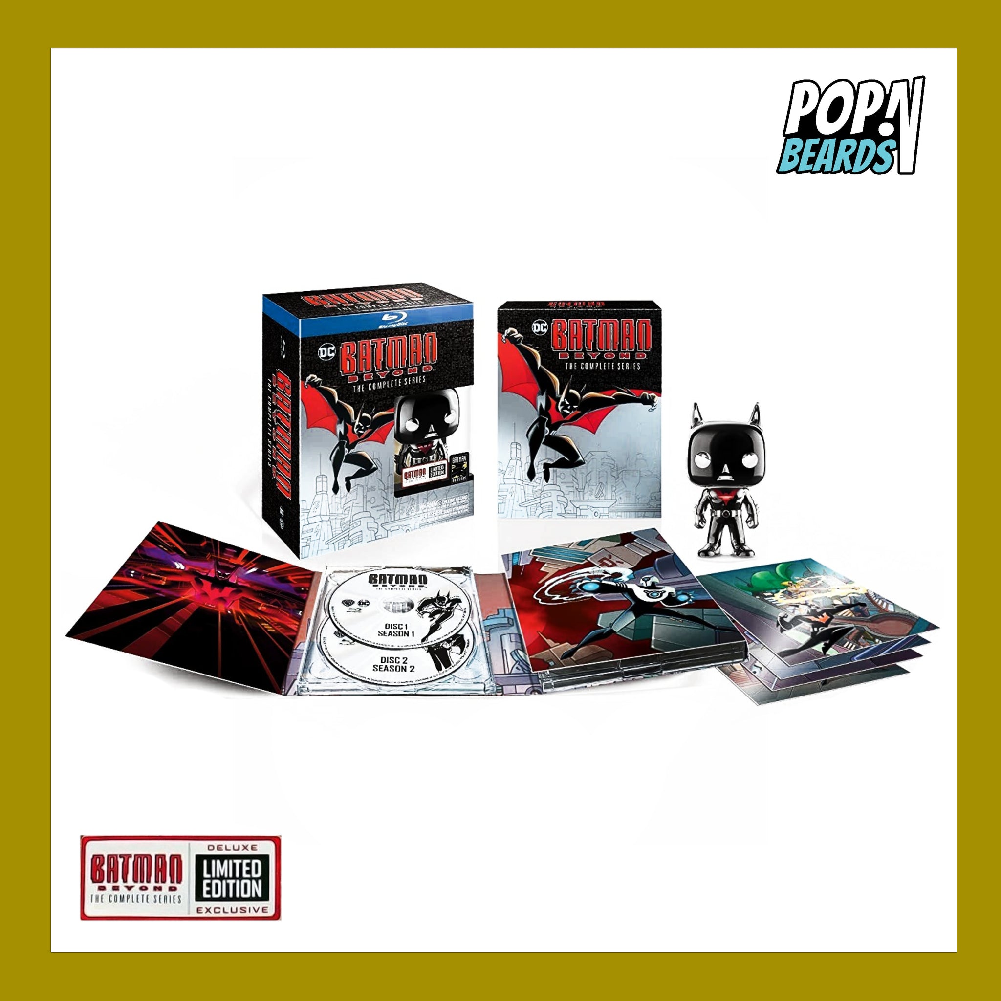 POP! Heroes: Batman Beyond Complete Series (Metallic / Chrome) (50,000 –  POPnBeards