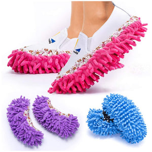 Microfiber Dust Mop Slippers Multi-Function Floor Cleaning Lazy Shoe Covers Dust Hair Cleaner Foot Socks Mop Caps