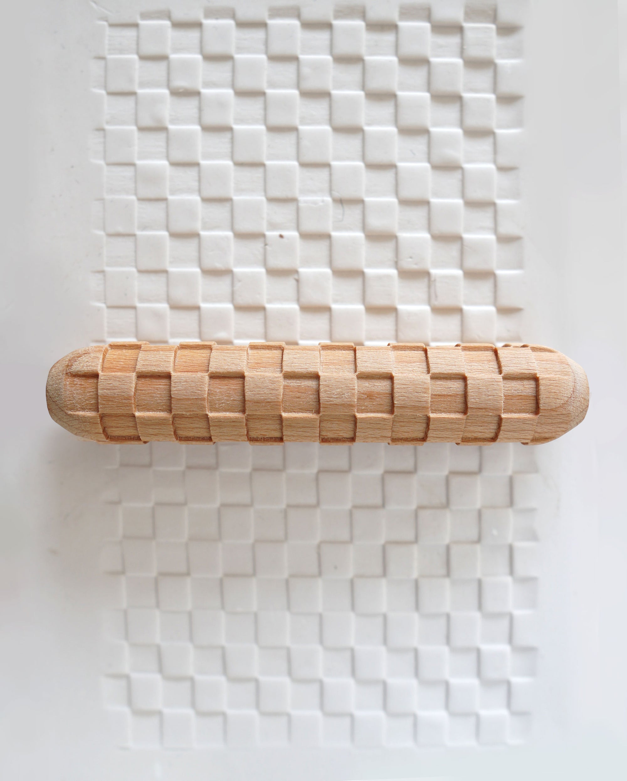 Rhombus Clay Texture Roller – RoseauxClayCo