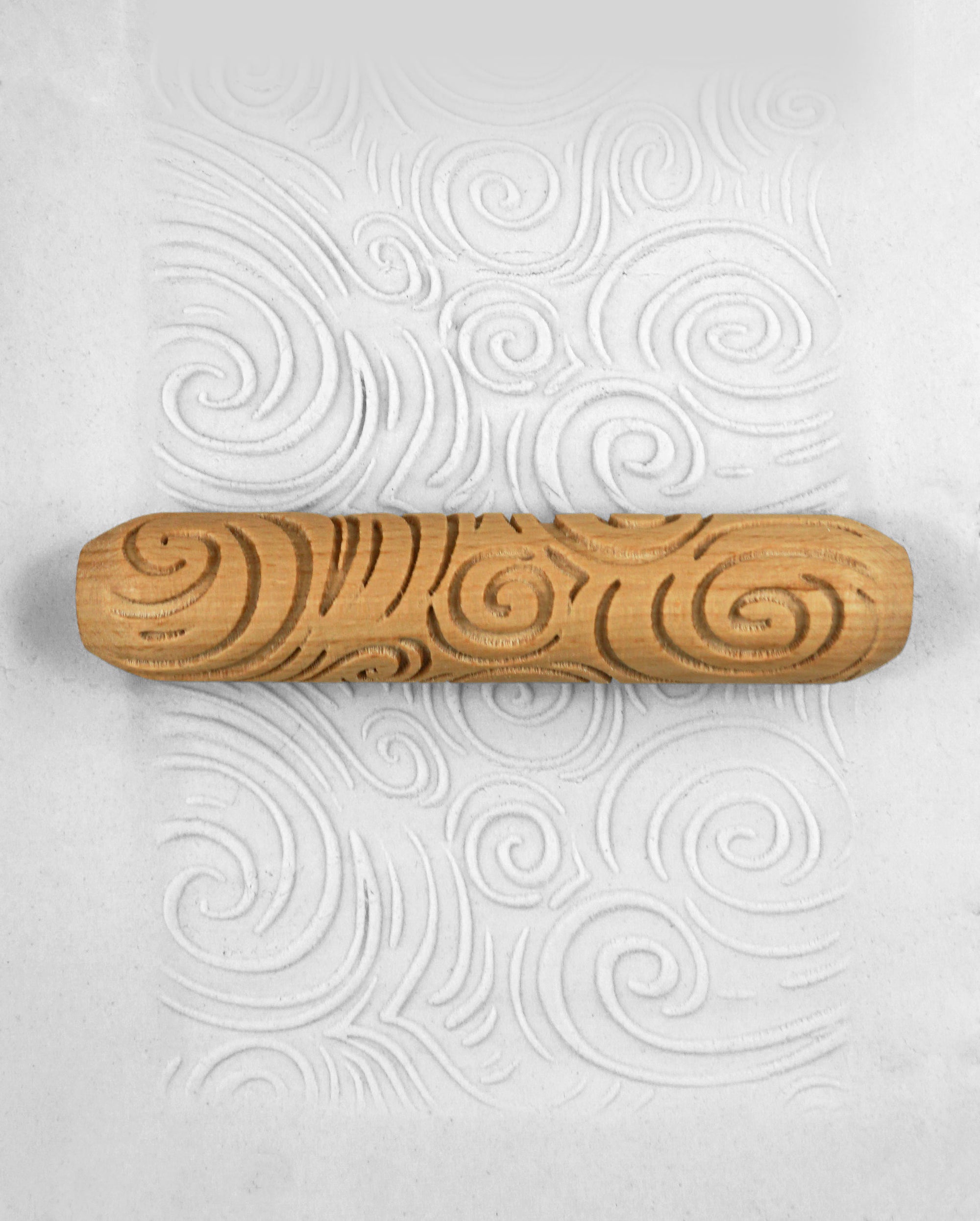Mountains Clay texture roller for Pottery, Mug texture Roller