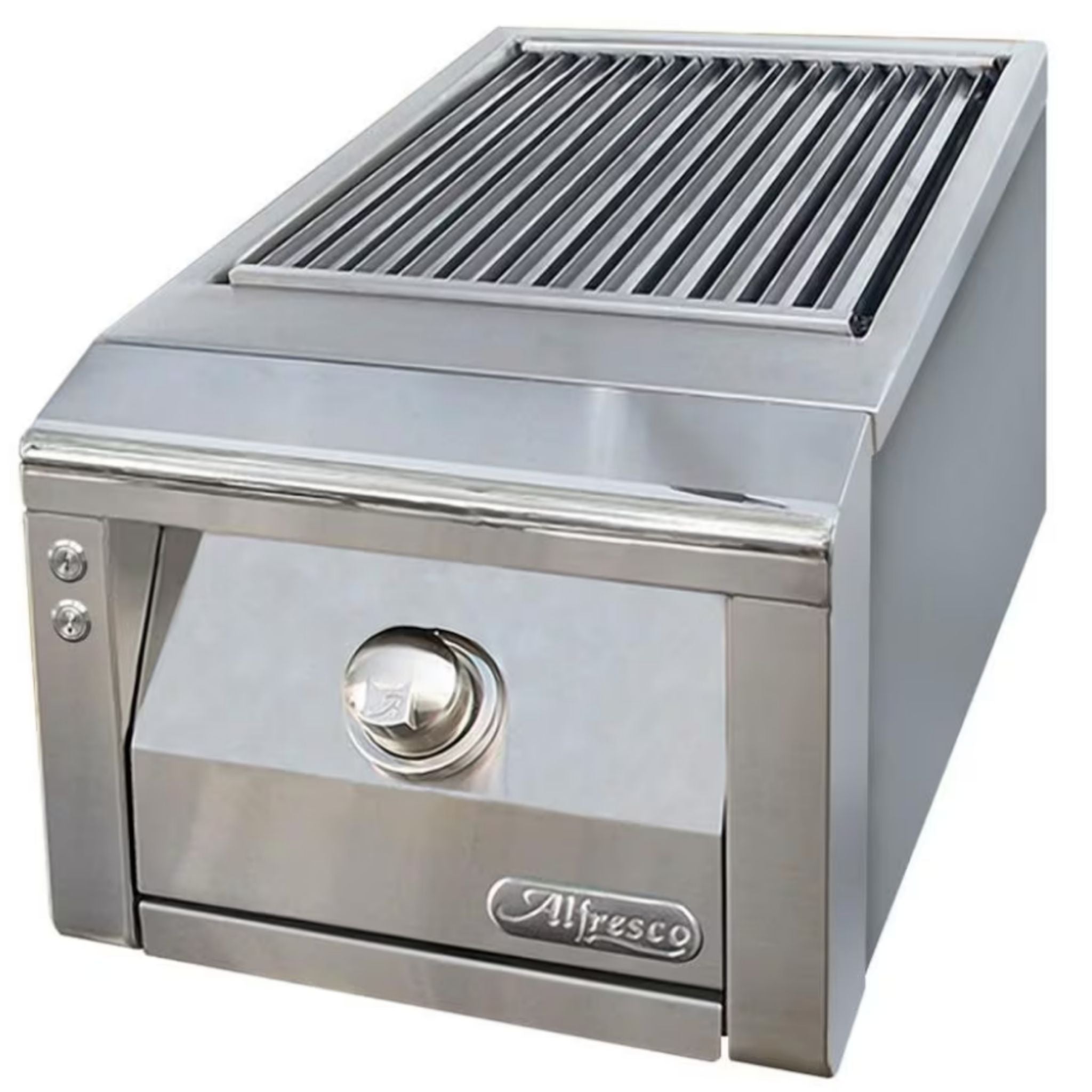 Alfresco 14" Carmine Red Gloss Natural Gas Built-in SearZone Side Burner™ Unit