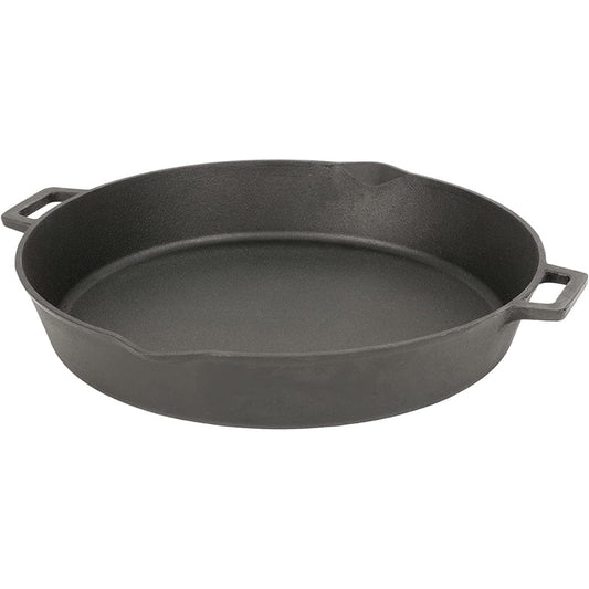 Bayou Classic 10 Inch Round Cast Iron Wedge Cornbread Skillet