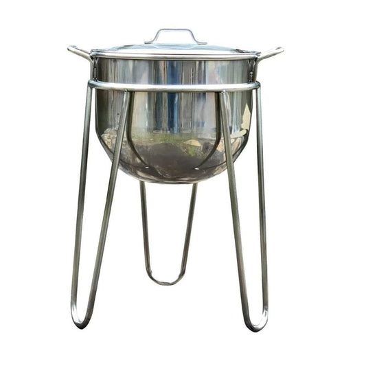 Bayou Classic CI7010 10-Gallon Cast Iron Jambalaya Kettle With Stand at  Sutherlands