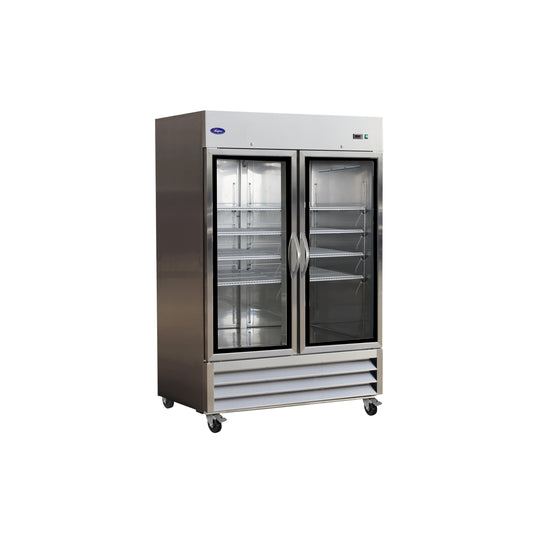 Valpro 12 cu.ft. 48 Stainless Steel Solid 2-Door Under-Counter Freezer