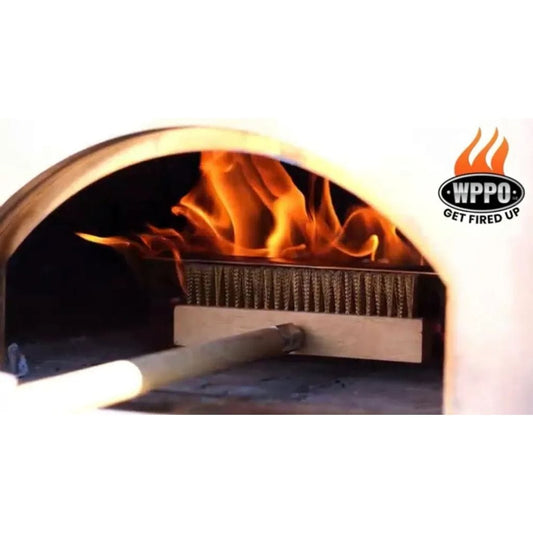 WPPO WKRP-01 7 in. Round Pro Pizza Peel with Break Down Handle