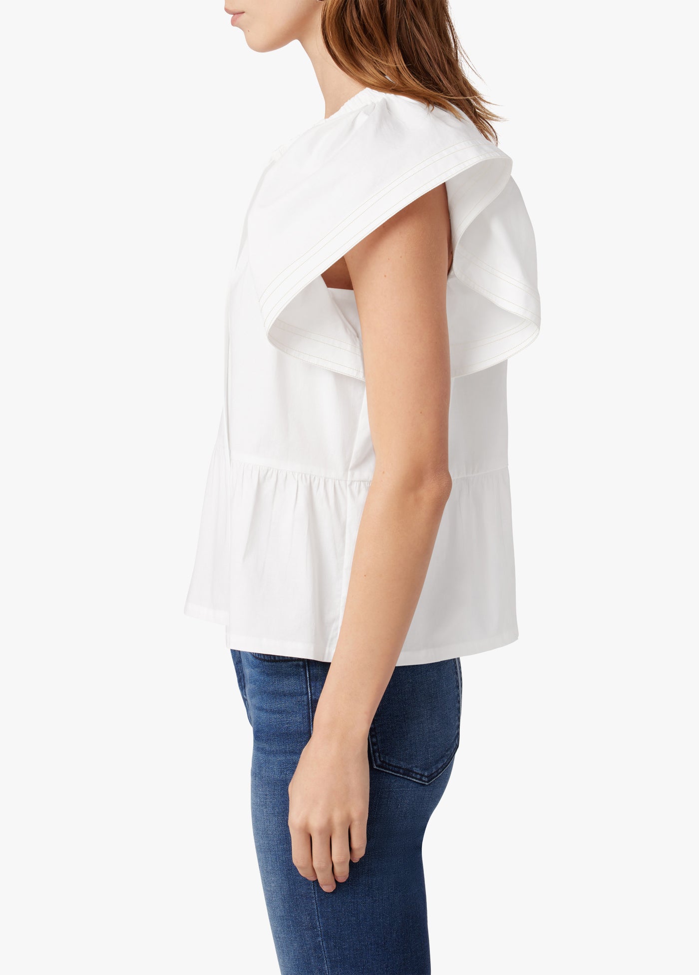 THE ADELYN FLUTTER SLEEVE TOP