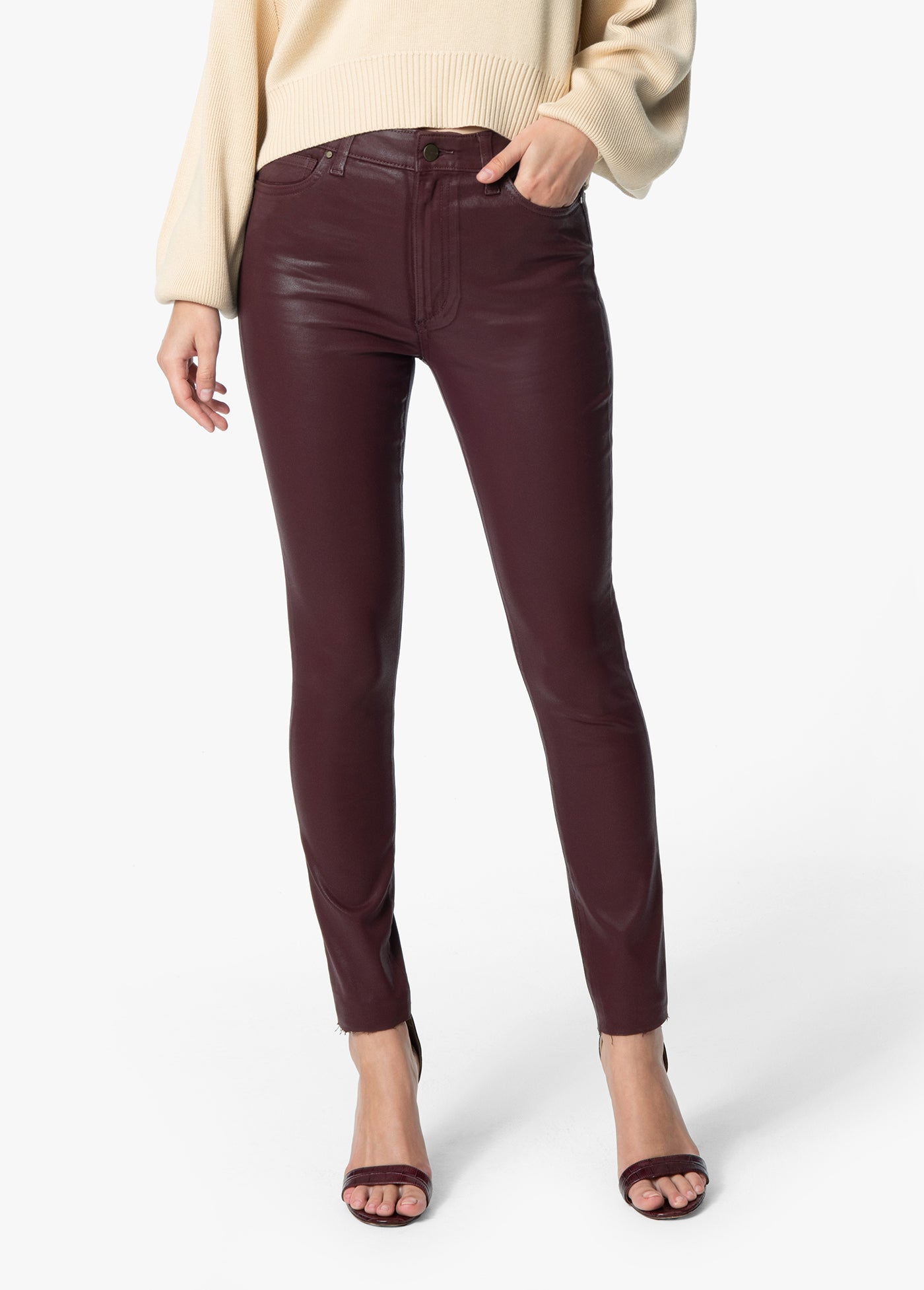 joe's jeans the charlie high rise skinny ankle jean