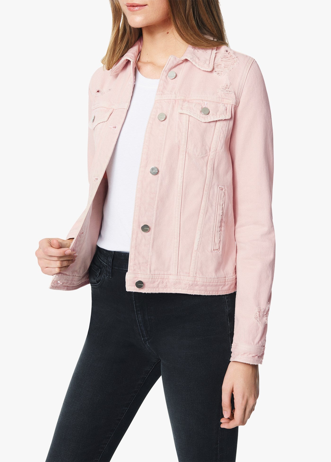 chrissy destructed trucker jacket