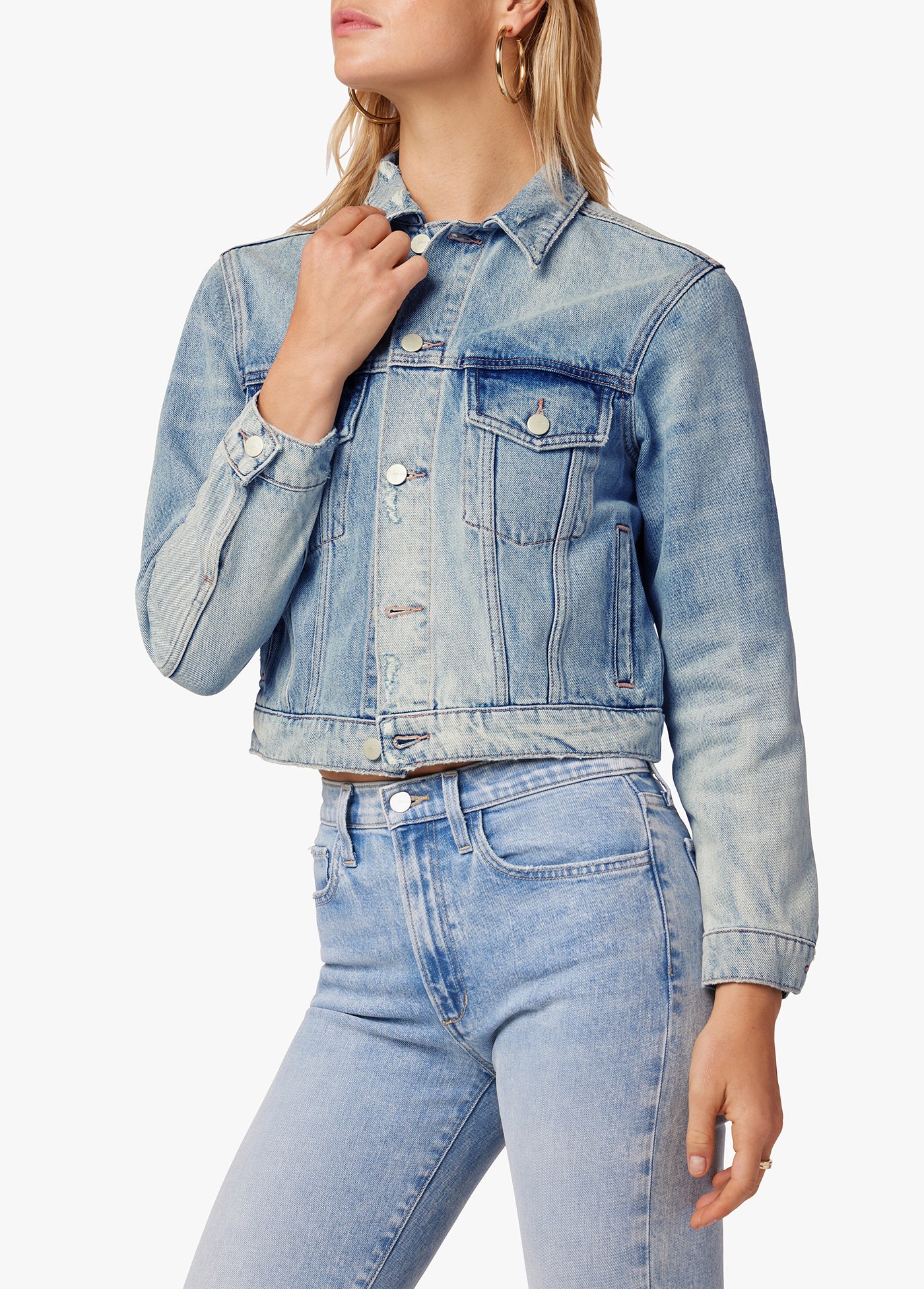 THE JOEY SHRUNKEN DENIM JACKET