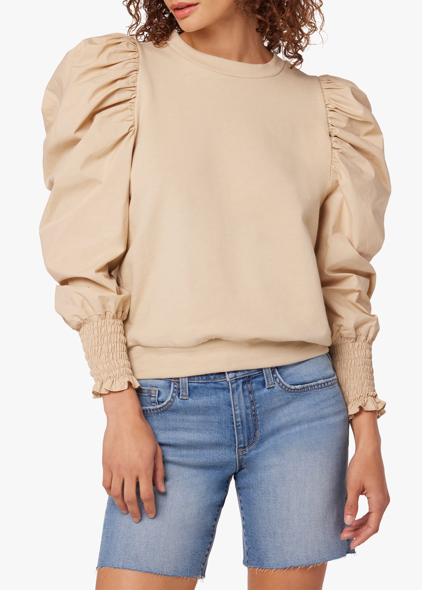 ESTELLE PUFF SLEEVE SWEATSHIRT