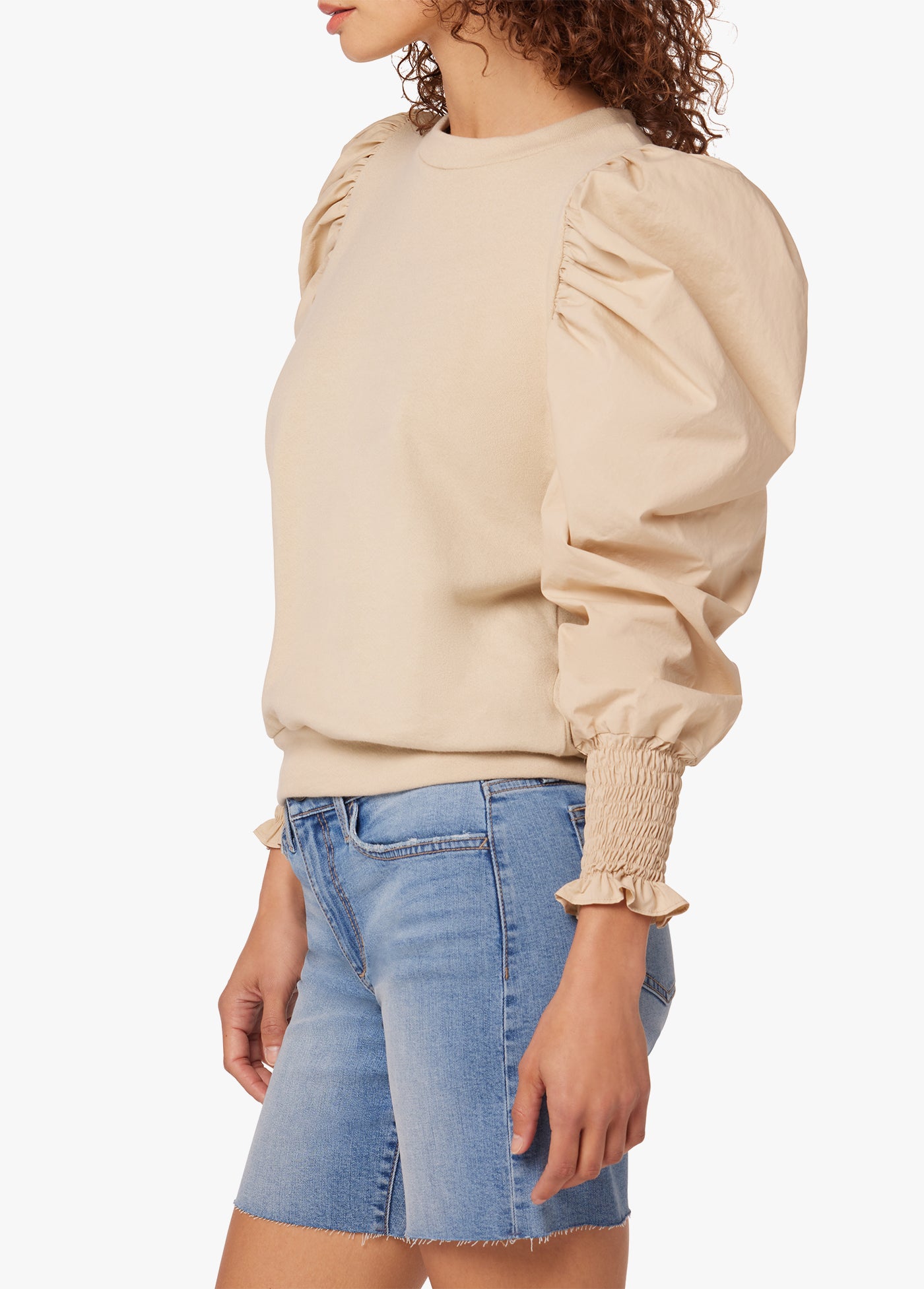 ESTELLE PUFF SLEEVE SWEATSHIRT