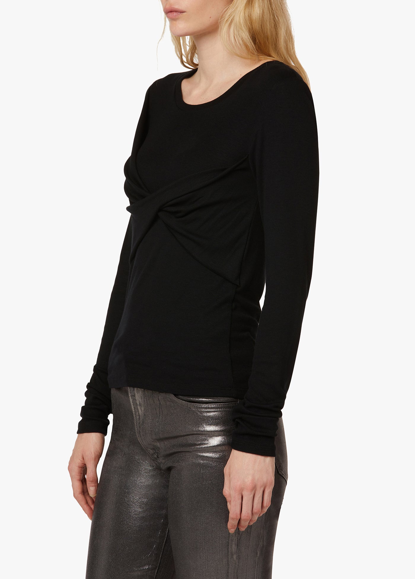 ELLIE TWIST FRONT LS TOP