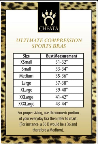Cheata Bra Size Chart