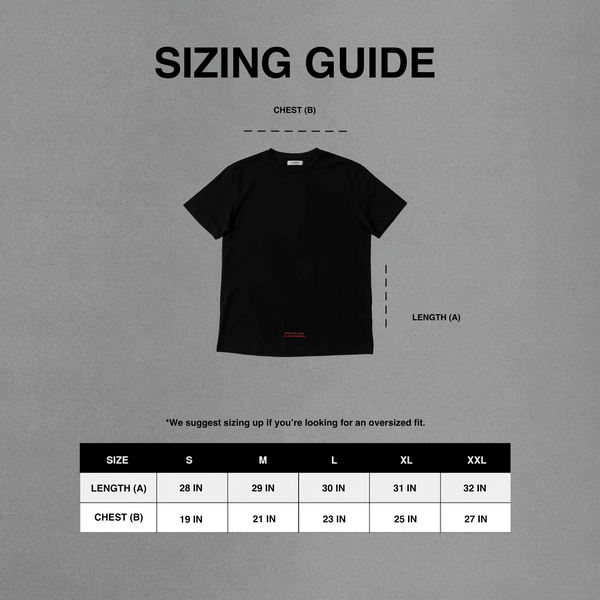 T-Shirt Sizing Chart – Let The Dog Eat - All Bite. No Bark.