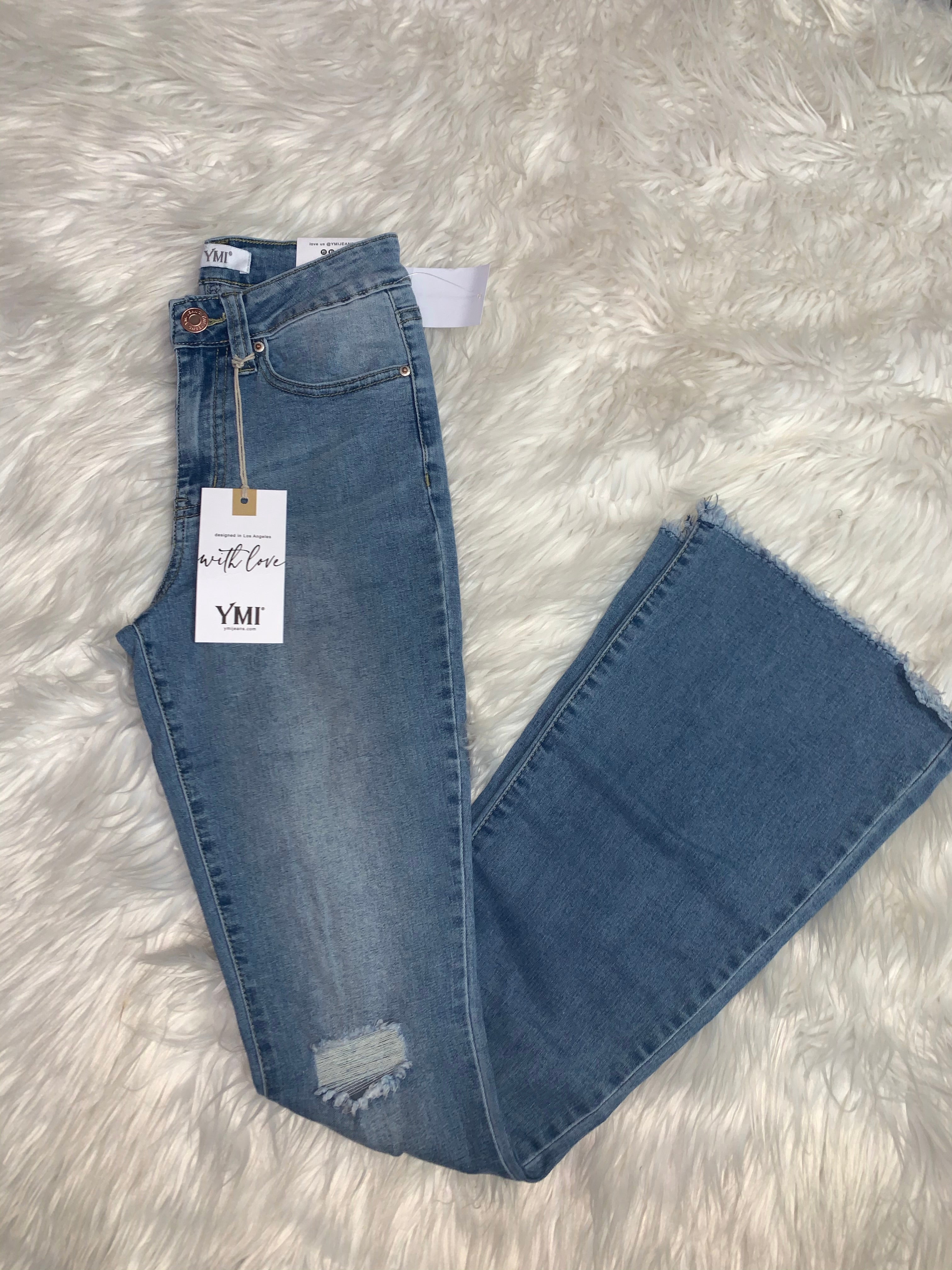 ymi bell bottom jeans