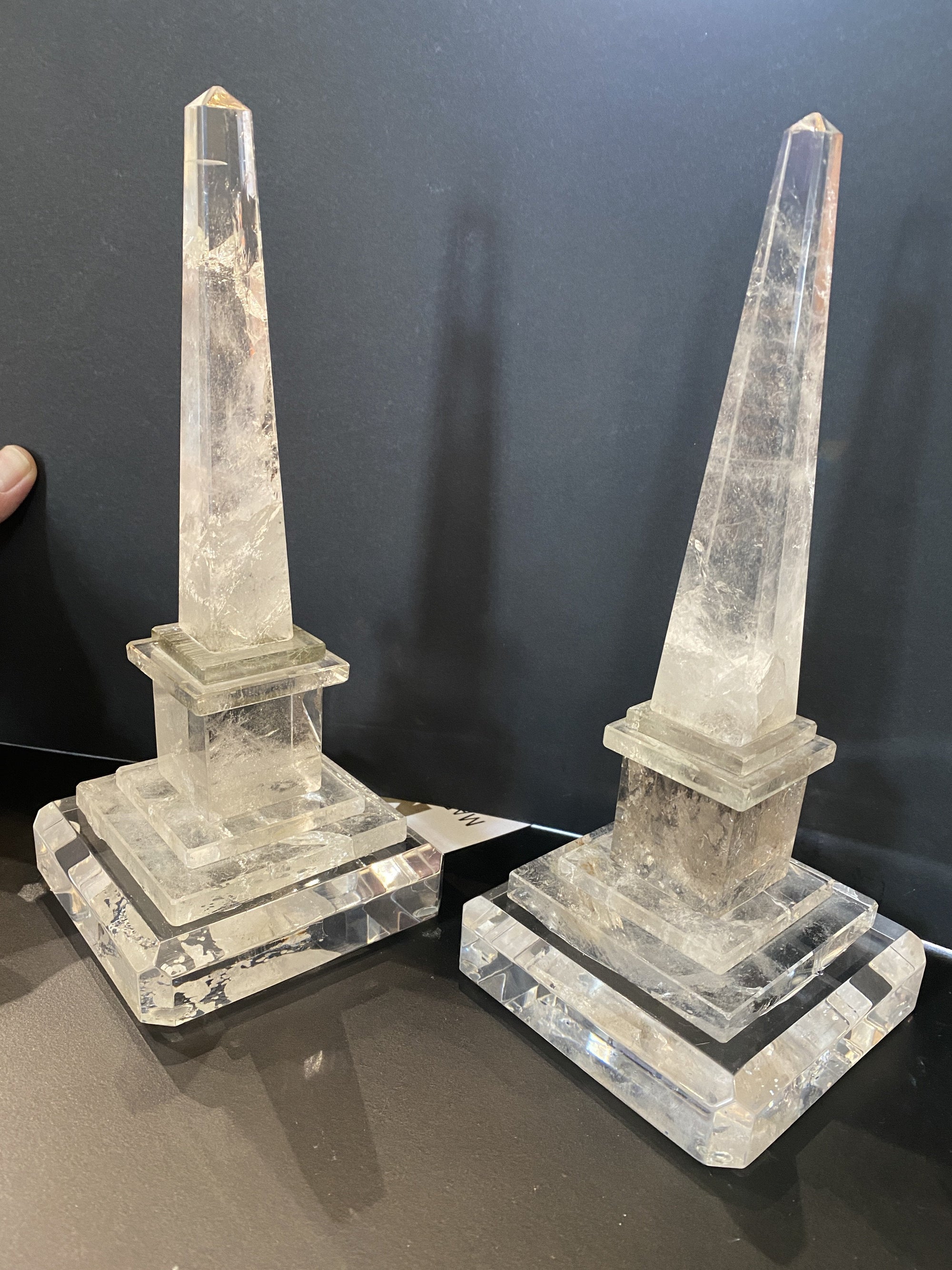 Obelisks Rock Crystal, from the Daniel Bibb Home, Garden of Good and Evil