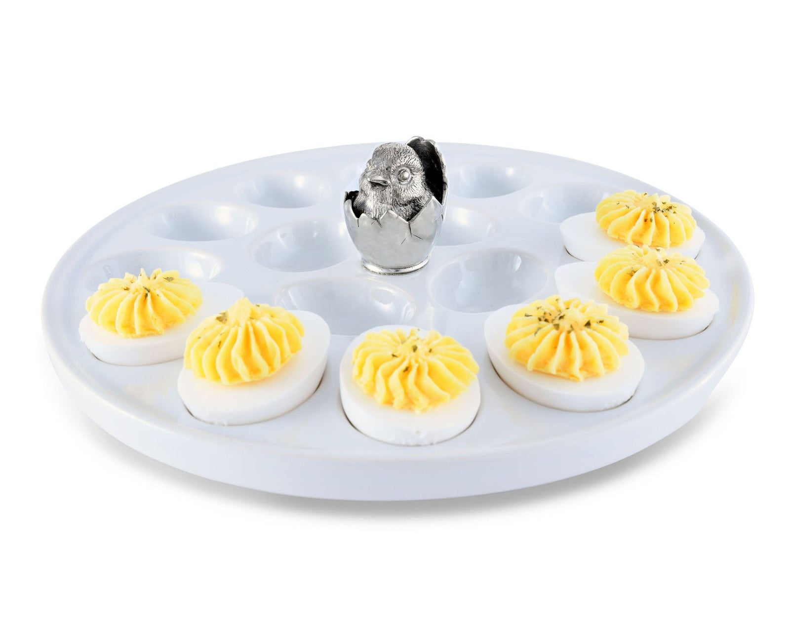 Arthur Court Bunny Deviled Egg Holder Large