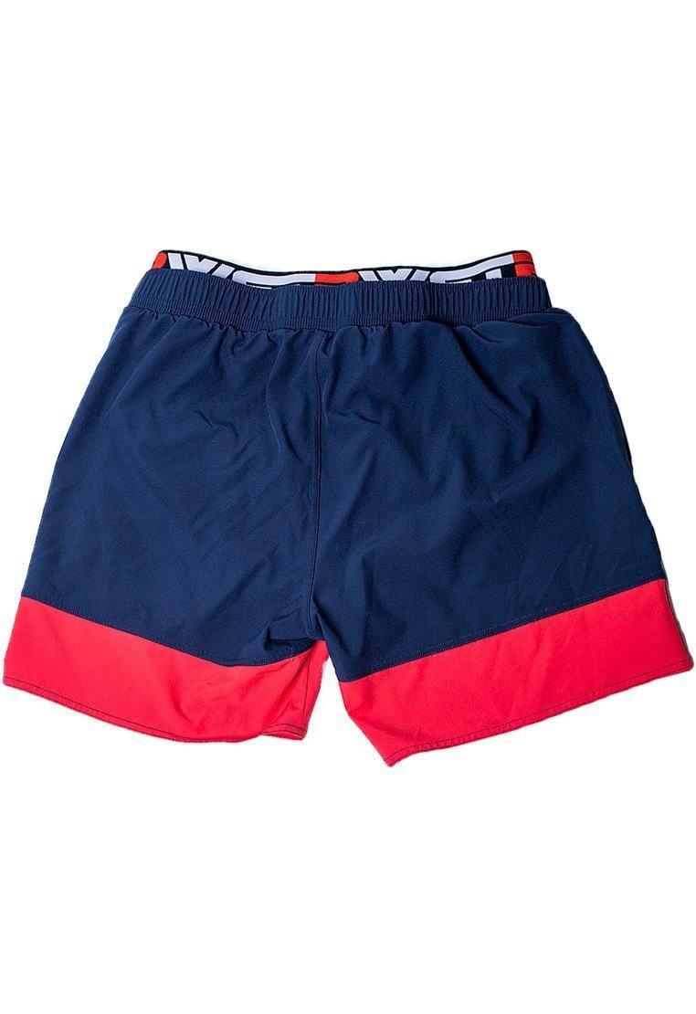 Infinity Red Beach Shorts from BWET Swimwear at Moosestrum.com