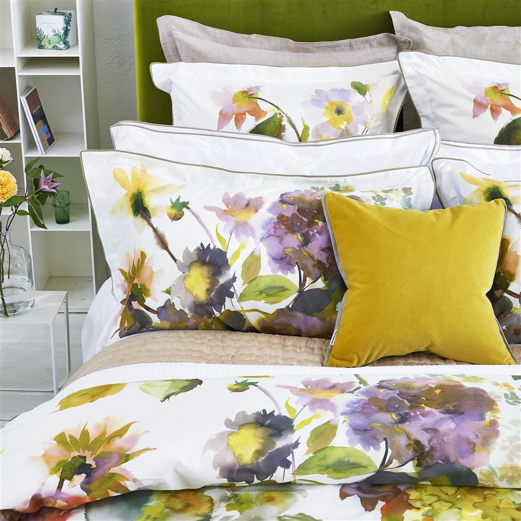 Designers Guild Palace Flower Birch Bed Linen Linens By Jfd