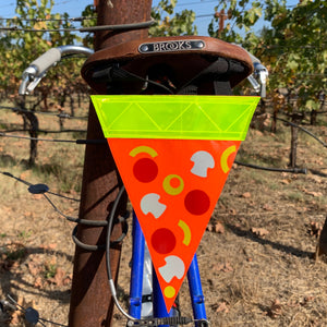 safety pizza bike reflector