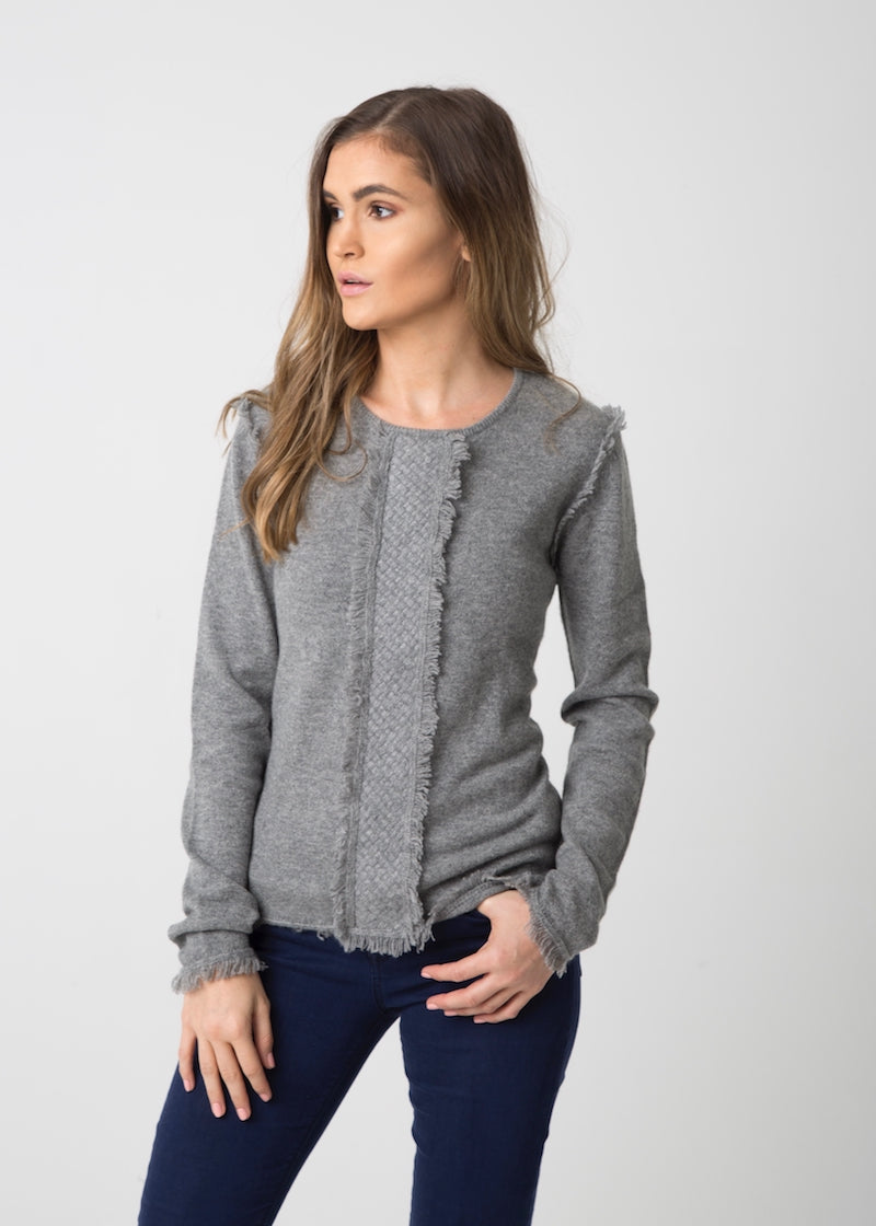 yo BIOTOP Cashmere hook cardigan | transorientesas.com