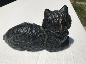 HUBLEY BLACK CAT CAST IRON DOORSTOP #1248
