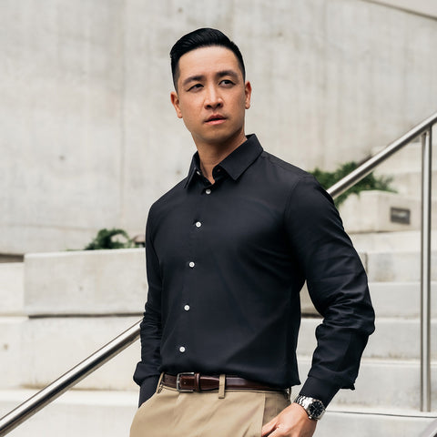 The Best Black Dress Shirt for Men | Our Top 8 Choices - Nimble Made