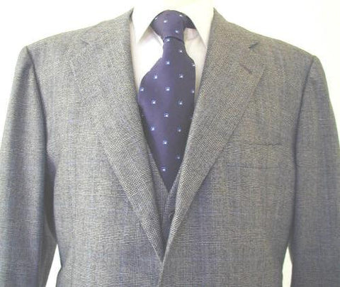 Glen plaid suit