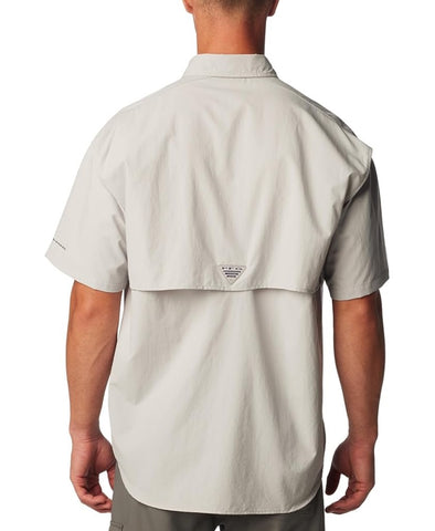 columbia back of short sleeve work shirt for men