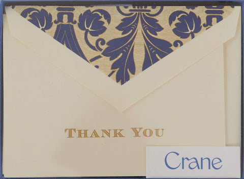 Crane & Co thank you card