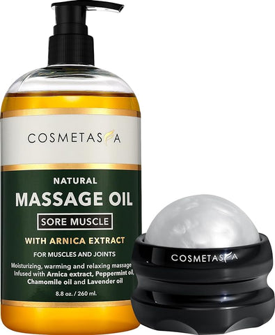 cosmeta massage ball and oil