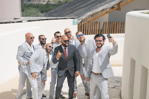 Groomsmen selfie