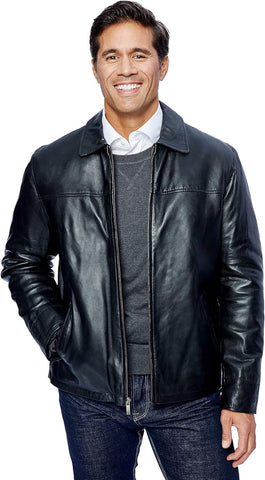 men's leather jacket amazon